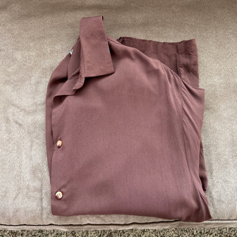 Brown ASOS button down